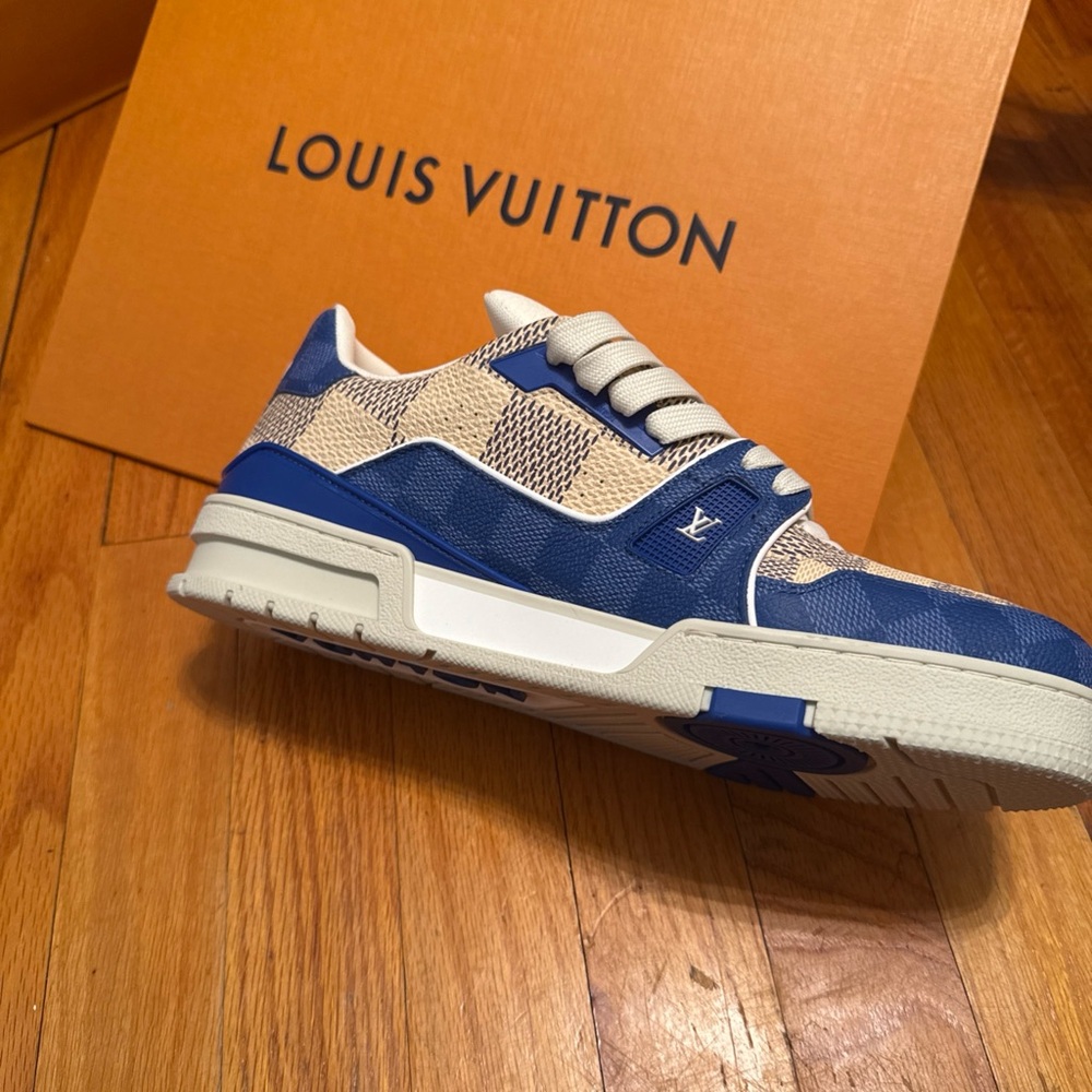 Louis Vuitton Men's Blue Sneakers